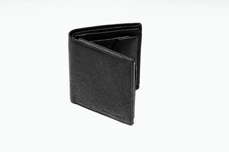 Slim men wallets with coin pouch-leather wallets for men with ID slot -MENS LEATHER WALLET 33612