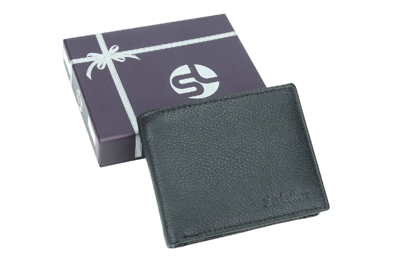 Men wallets with side pocket-slim cardholder wallets for men -MENS LEATHER WALLET 95411