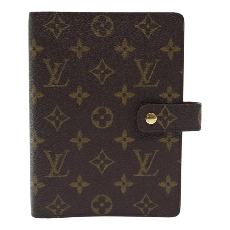 Keychains with rubber grip-Keychains for wedding favors-Louis Vuitton Agenda Cover  Canvas Wallet  (Pre-Owned)