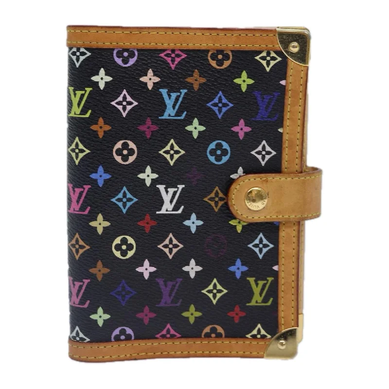 Wallets with sleek pattern-Keychains with letter engravings-Louis Vuitton Agenda Pm  Canvas Wallet  (Pre-Owned)