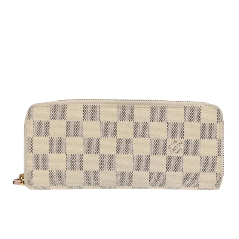 Keychains with personalized text-Personalized wallets for family gifts-Louis Vuitton Clemence  Canvas Wallet  (Pre-Owned)