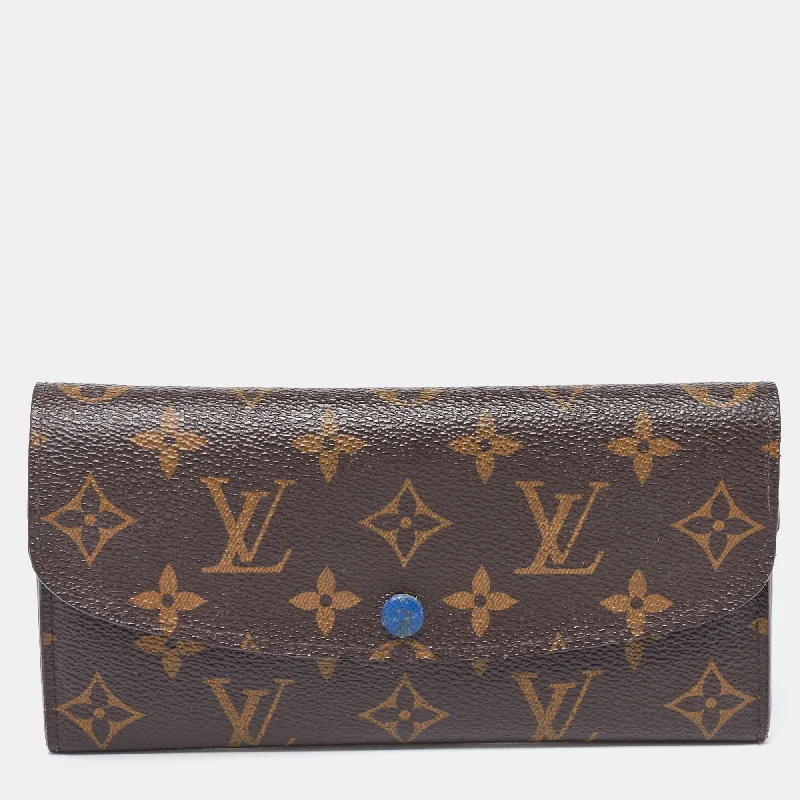 Keychains with engraving-Men’s wallets with coin pocket-Louis Vuitton Monogram Canvas Emilie Wallet