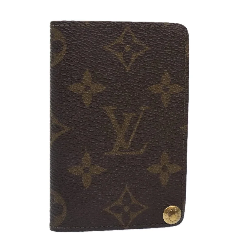 Wallets with classic style-Elegant wallets for women-Louis Vuitton Porte Carte Crédit Pression  Canvas Wallet  (Pre-Owned)