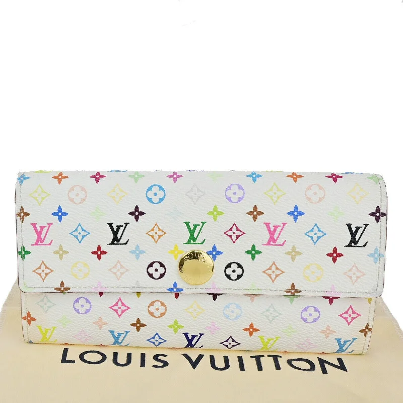 Keychains with engraved style-Keychains for unique gifts with customization-Louis Vuitton Sarah  Canvas Wallet  (Pre-Owned)