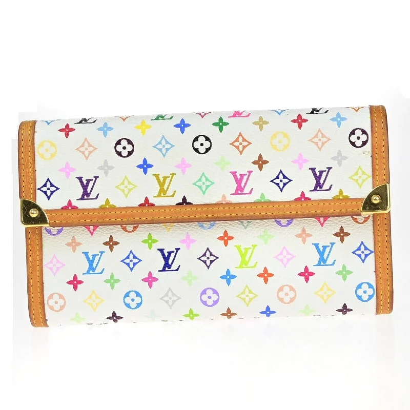 Wallets for stylish pattern-Wallets with removable photo holder for women-Louis Vuitton Trésor  Canvas Wallet  (Pre-Owned)