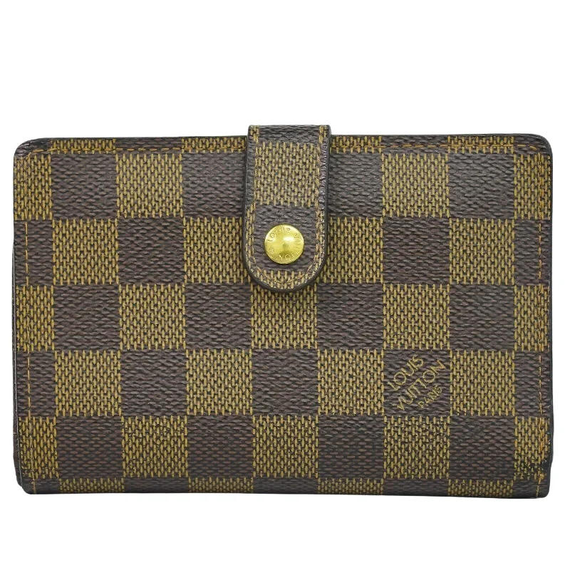 Wallets with vintage appeal-Personalized leather wallets for family-Louis Vuitton Viennois  Canvas Wallet  (Pre-Owned)