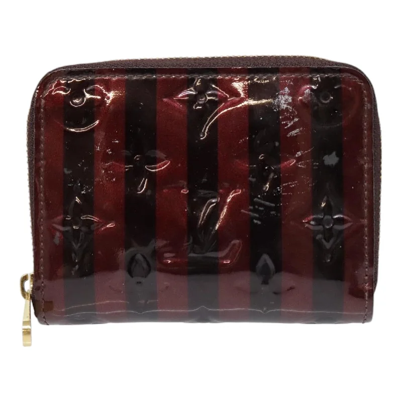 Keychains with metal finish-Wallets for women with card divider-Louis Vuitton Zippy Coin Purse  Patent Leather Wallet  (Pre-Owned)