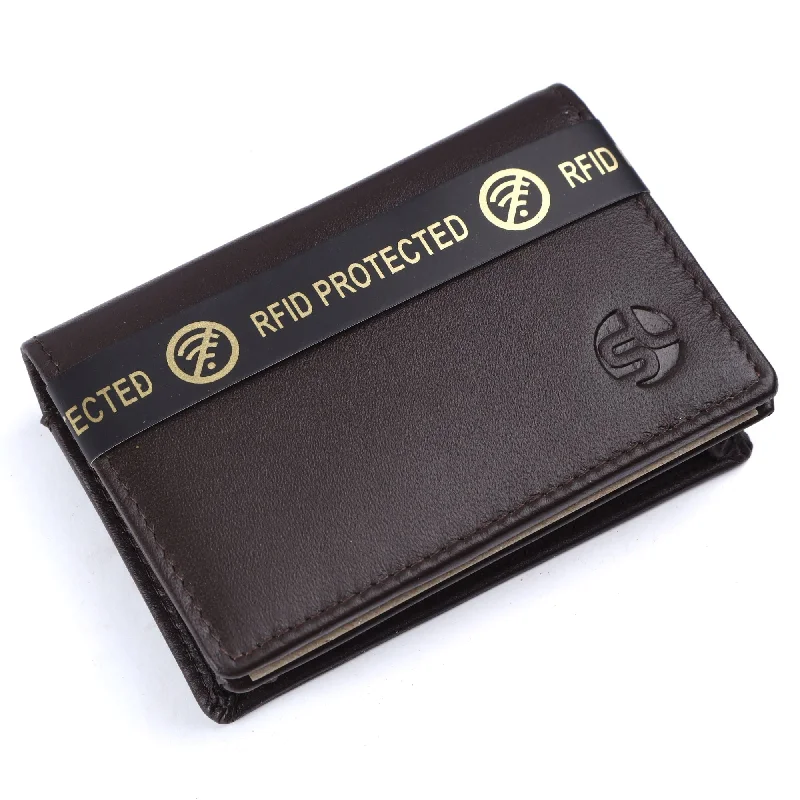 Best men wallets with fold design-wallets for men with detachable cardholder -MENS LEATHER RFID WALLET 54109