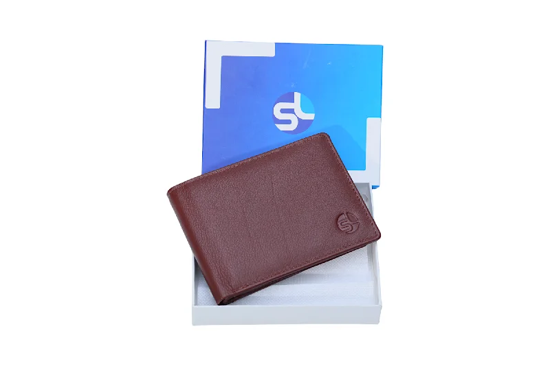 Slim men wallets with logo-wallets for men with hidden compartments for cash -MENS LEATHER WALLET 28328