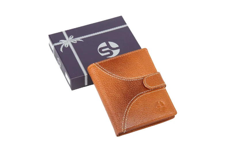 How to condition men wallets-long men wallets with multiple sections -Mens Leather Wallet 92999 (TAN)