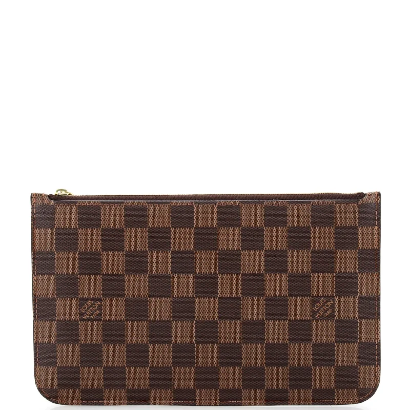 Wallets with minimalist design-Personalized wallets with your design-Neverfull Pochette Damier Large