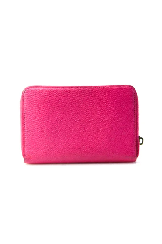 Wallets with premium design-Custom keychains with unique features-Smythson Womens Leather Zip Around Rectangular Card Holder Pink Wallet