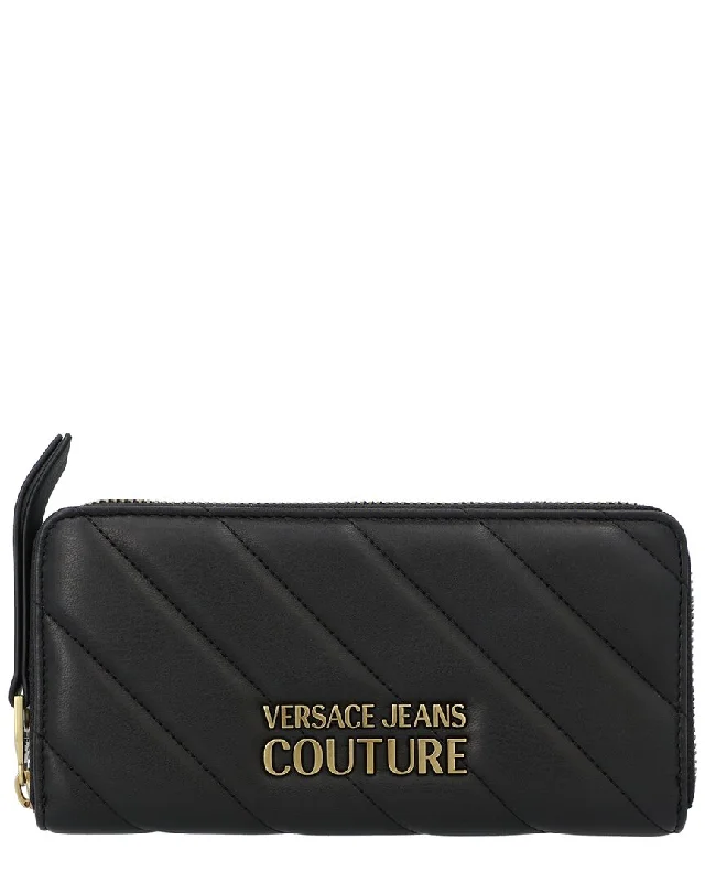 Wallets with slim card slots-Men’s wallets for large bills-Versace Jeans Couture Wallet