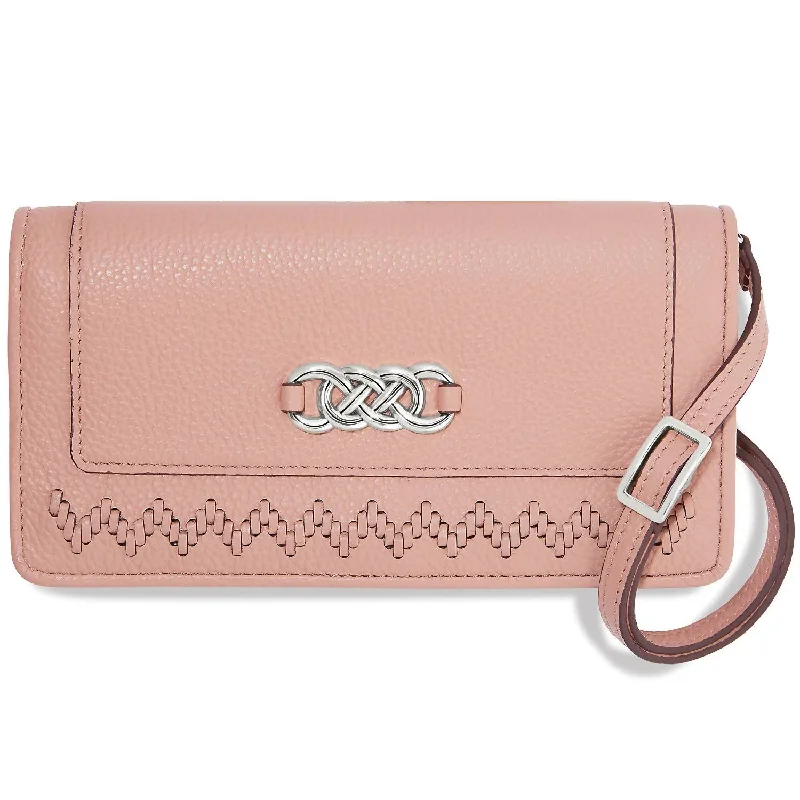 Wallets with lightweight feel-Keychains for outdoor adventures-Women's Interlok Rockmore Wallet In Pink Sand