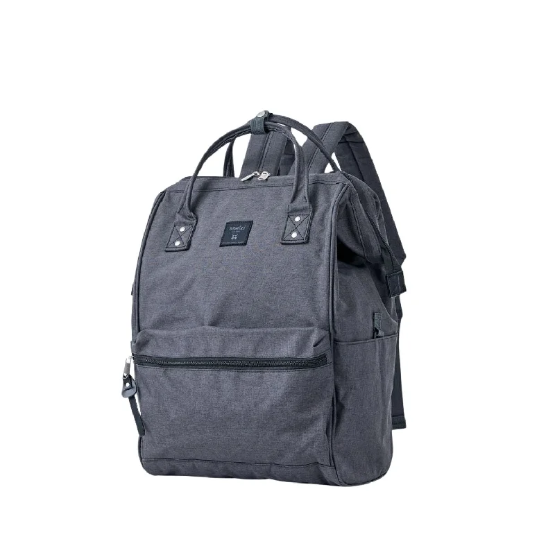 Backpack for school use-compact backpack for travel essentials-Anello CB Heather Kuchigane Backpack L