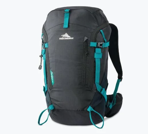 Backpack with quick-release buckles-backpack for long-term travel with multiple compartments-High Sierra Pathway 2.0 45L Backpack