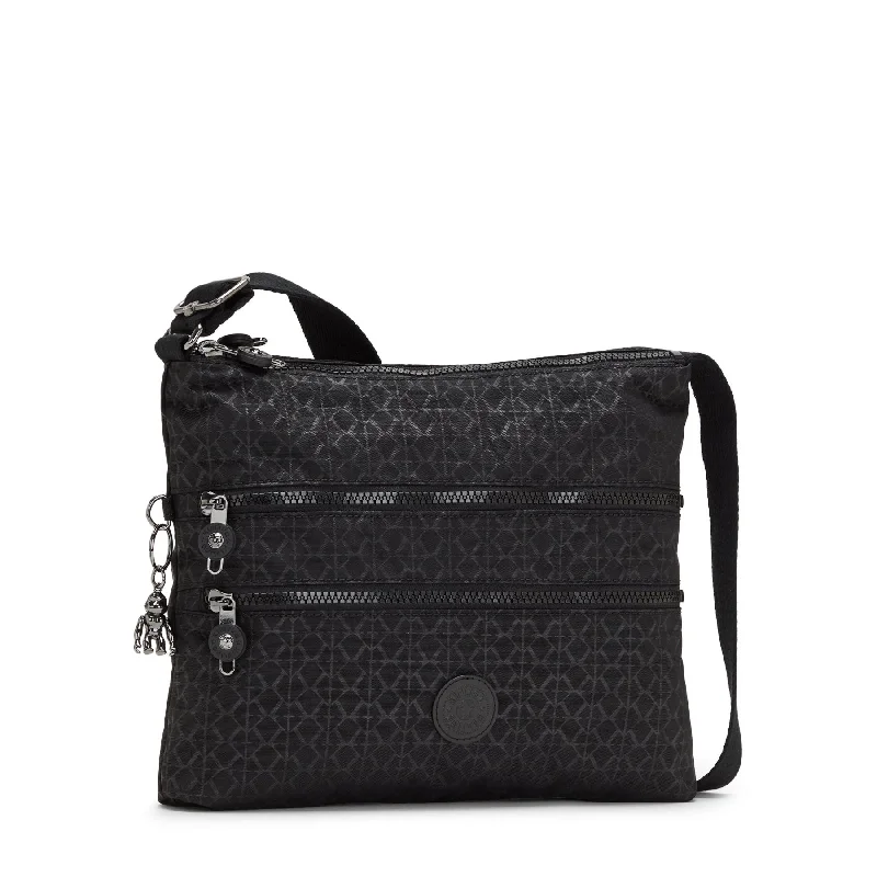 Crossbody for casual outings-Kipling Alvar Printed Crossbody Bag - Signature Embossed