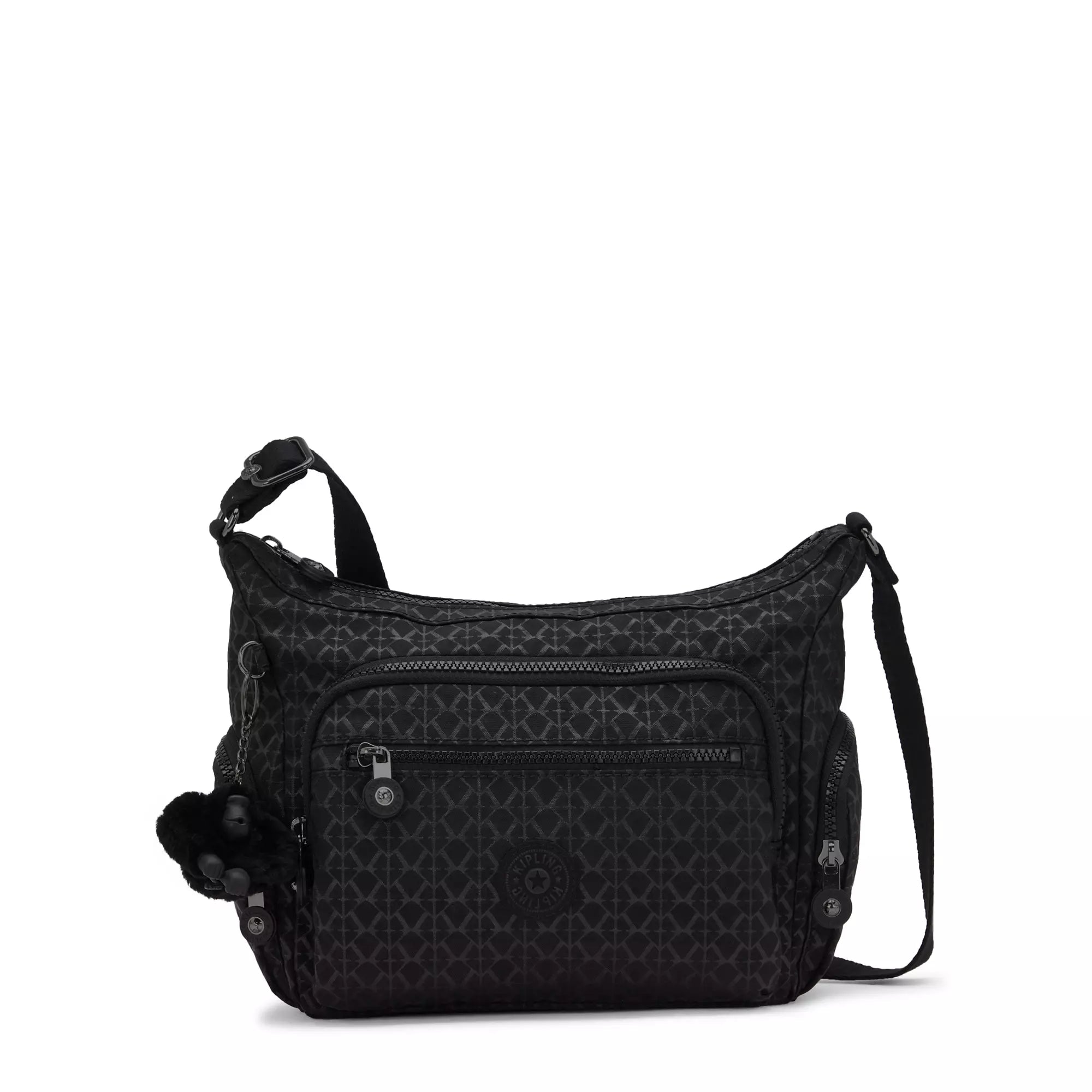 Crossbody belt bag-Kipling Gabbie Small Printed Crossbody Bag - Signature Embossed