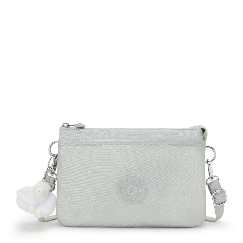 Crossbody versatile for women-Kipling Riri Metallic Crossbody Bag - New Bright Metallic