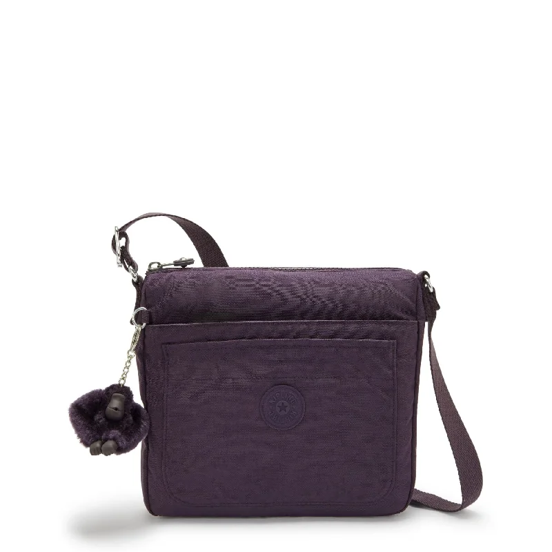 Crossbody large size-Kipling Sebastian Crossbody Bag - Ultimate Plum