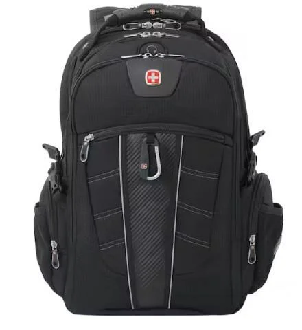 Backpack with side zippers-backpack for cycling with reflective features-SwissGear 1753 Laptop Backpack