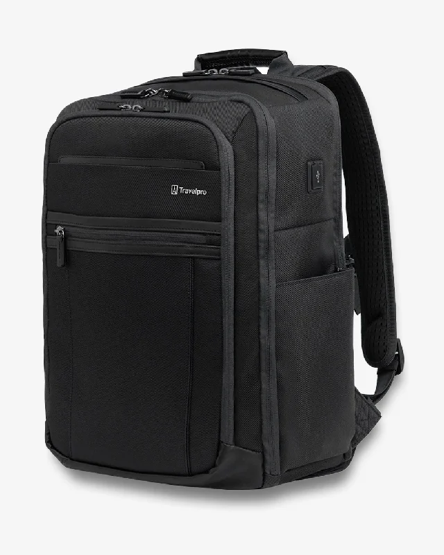 Backpack for daily commuters-hiking backpack with adjustable straps-Travelpro Crew Executive Choice 3 Backpack (LARGE)