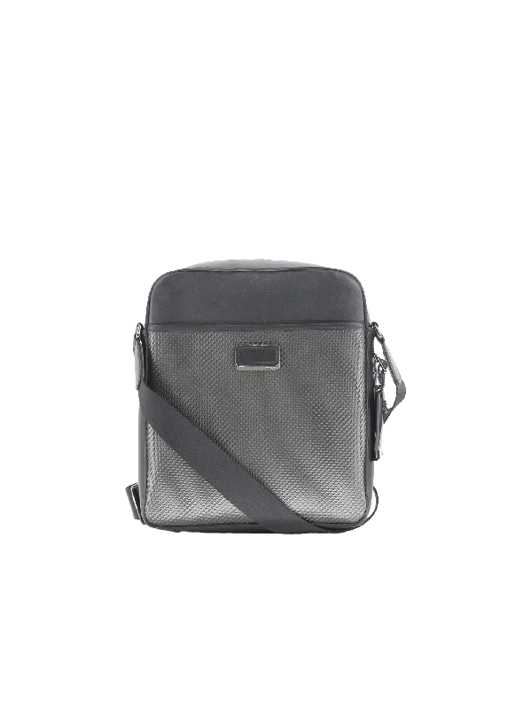 Crossbody with internal pockets-Tumi CFX Jefferson Crossbody (carbon fiber)