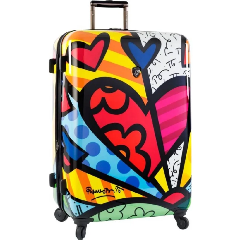 Suitcase with light tones-best business luggage-Heys Britto 30" Spinner Luggage New Day Multicolor