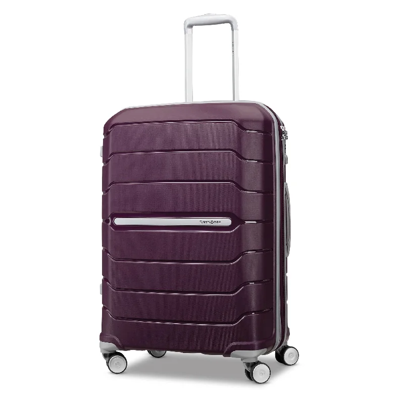 Suitcase for fun kits-compact hard-shell travel suitcase-Samsonite Freeform 24" Hardside Spinner