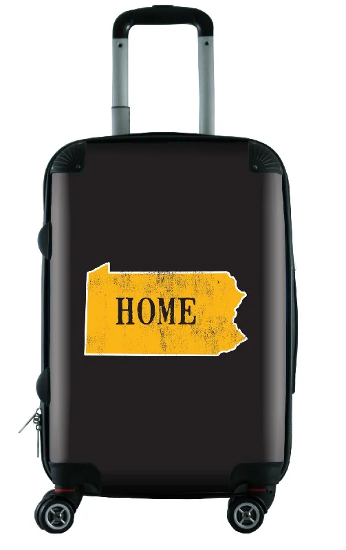 Suitcase with custom logo-suitcase with garment bag-612 My Home State Pennsylvania 20" Carry-On