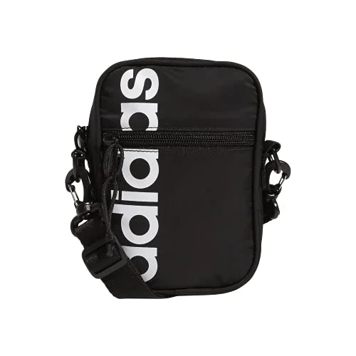 Crossbody trendy cross-body purse-adidas Originals unisex-adult adidas Core Festival Crossbody Bag, Black/White, Black/ White , One Size