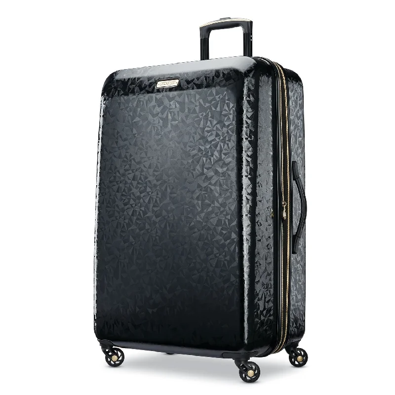 Suitcase with animal print-suitcase for beach vacation-American Tourister Belle Voyage Upright Hardside 78/28