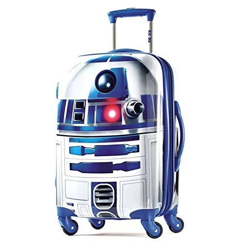 Suitcase with flex straps-luggage suitcase with folding handle-American Tourister Star Wars 21 Inch Hard Side Spinner, Multi, One Size