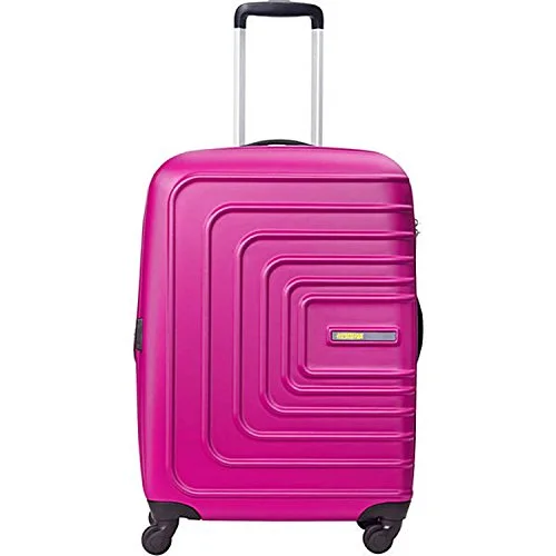 Suitcase with shine look-luggage suitcase with extra space-American Tourister Sunset Cruise Hardside 24, Pink Berry