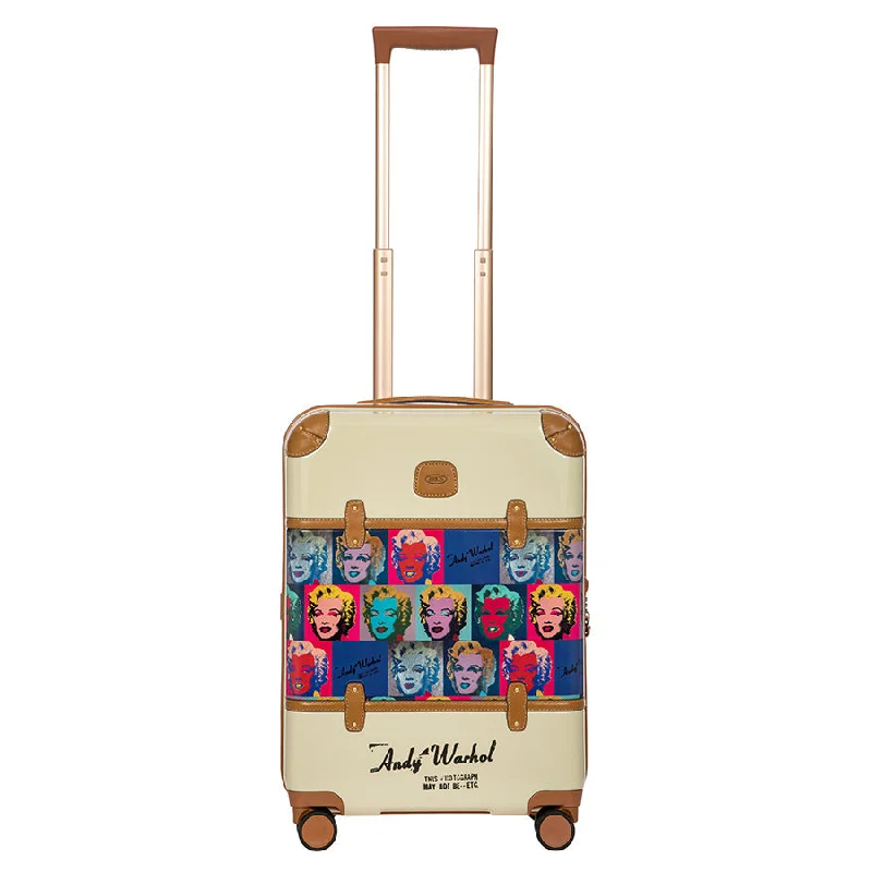 Suitcase for meal prep-kids-friendly suitcase for traveling-Andy Warhol Spinner Hardside carry on