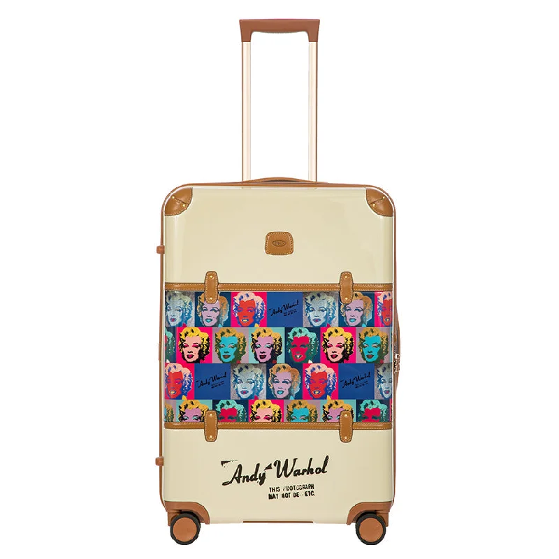 Suitcase for long gear-durable luggage for kids-Andy Warhol Spinner Hardside