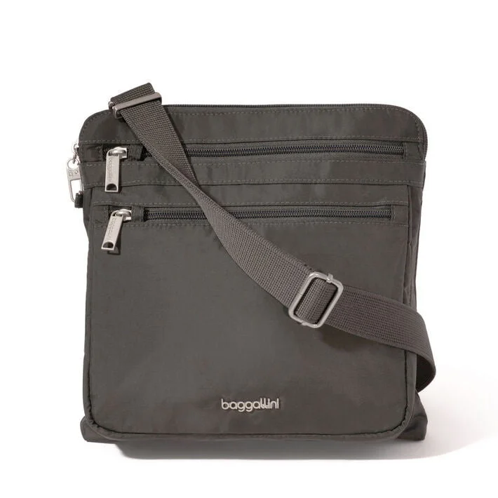 Crossbody compact design-Baggallini Securtex Anti-Theft Large Crossbody