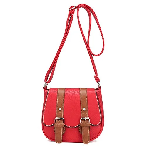 Crossbody affordable trendy bag-Bibitime Casual Summer Beach Women Shoulder Crossbody Messenger Bag With 2 Belts Cross Body Bag