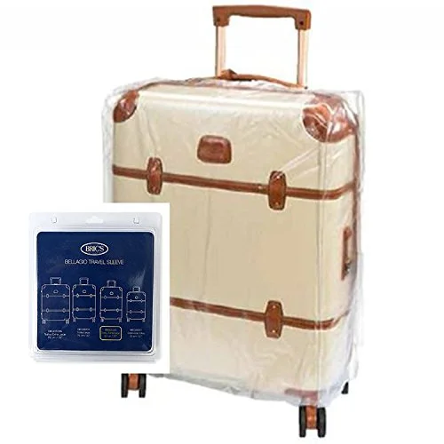 Suitcase for fishing kits-carry-on rolling luggage suitcase-Bric'S Luggage Bellagio Spinner Transparent Cover (30" Cover, Clear)