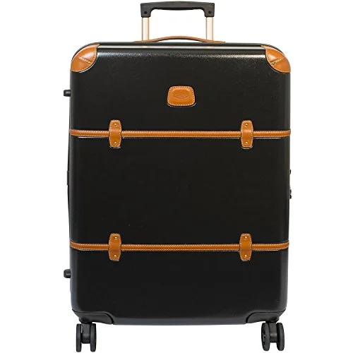 Suitcase with ethical materials-hard-shell large suitcase-Bric'S Milano Bellagio 27" Spinner (Olive)