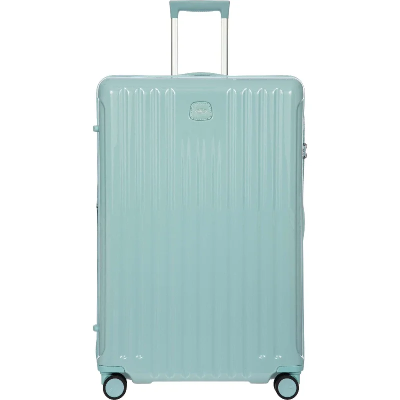 Suitcase with tech compartment-suitcase with rechargeable battery-Brics Positano 32"  Spinner Expandable