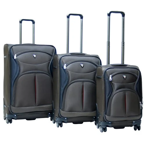 Suitcase with hard latches-stylish travel luggage suitcase-Calpak Sydney Spinner Expandable 3-Piece Luggage Set