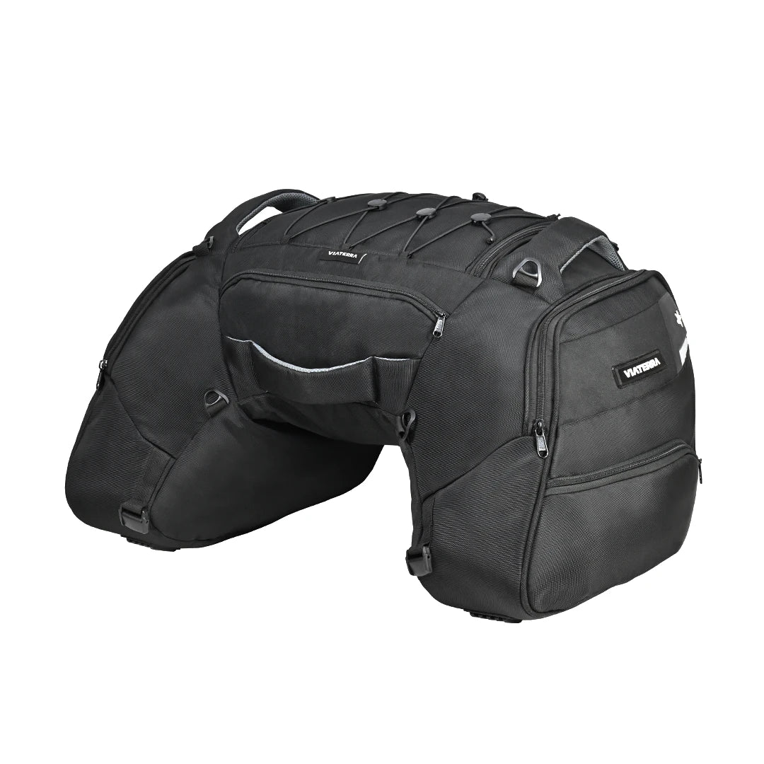 Stylish travel bag for men-ViaTerra Claw Pro - Motorcycle Tail Bag (Universal)