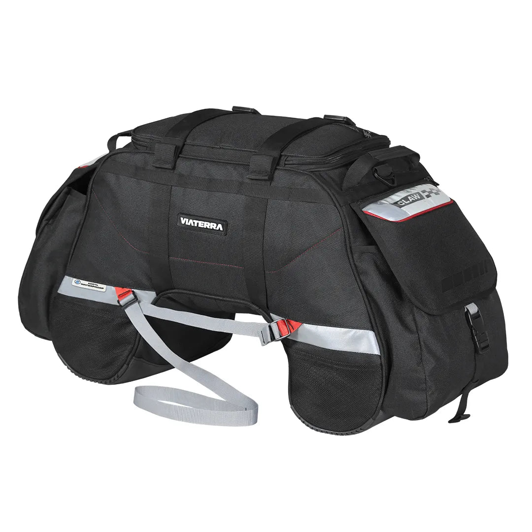 Affordable travel bag for men-ViaTerra Claw - 100% Waterproof motorcycle tailbag (Universal)