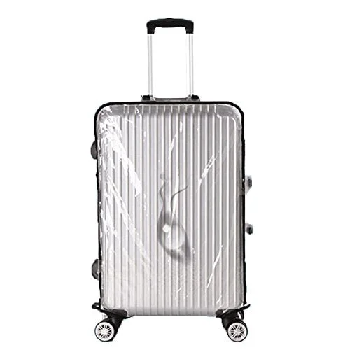 Suitcase with plug port-best hard shell travel suitcase-Clear Pvc Travel Luggage Protector Suitcase Covers 20"22"24"26"28"30'' (30''(53Cm L X 34Cmw X75Cm