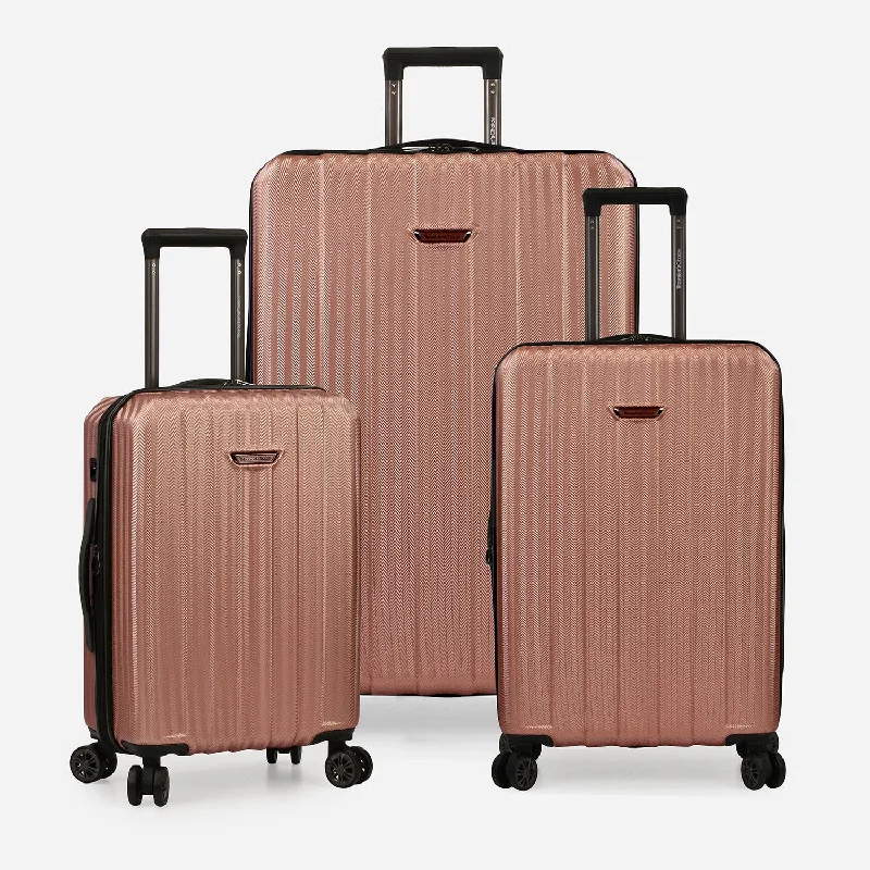 Suitcase with thick handle-personal suitcase-Dana Point 3 Piece Luggage Set