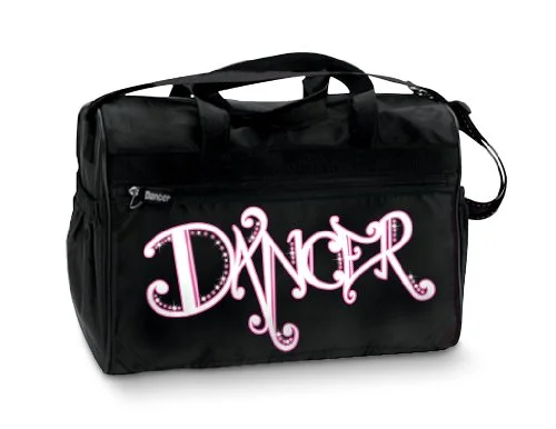 Suitcase for student trips-luxury suitcase for travel-Dansbagz By Danshuz Bling Dancer Fashion Bag O/S Black