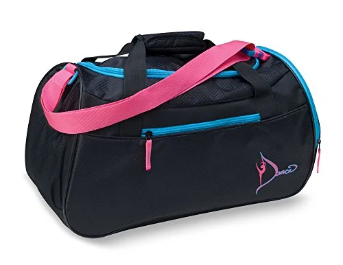 Suitcase with thick padding-suitcase for digital nomad-Dansbagz By Danshuz Women'S Neon Dancer'S Gear Bag, Black, Os