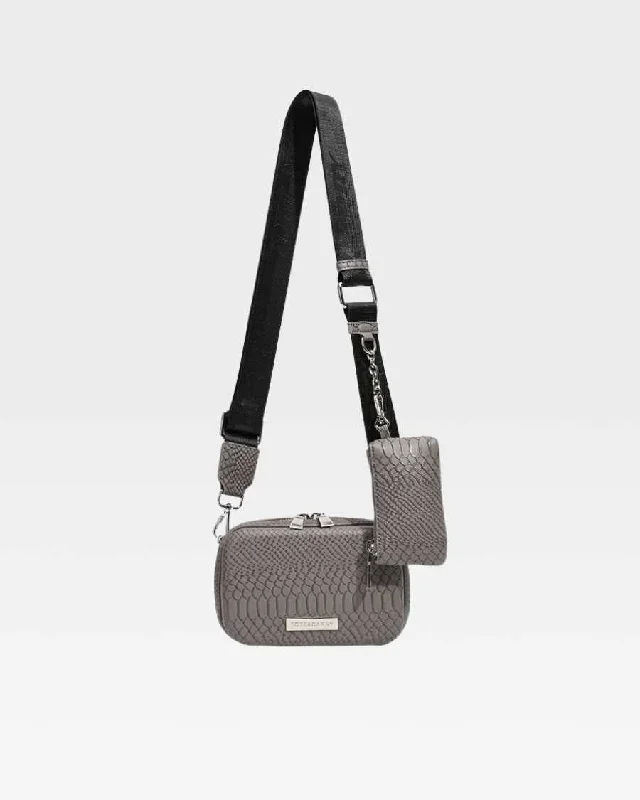 Crossbody on-the-go bag-Apollo 1 Crossbody Messenger Bag in Grey