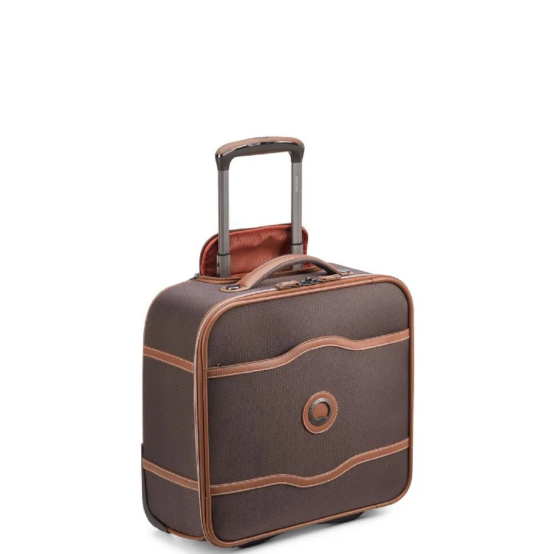 Suitcase with floral print-travel-friendly cabin suitcase-Delsey Chatelet Air 2.0 2-Wheel Underseater